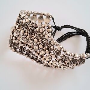 Iron Orchid Studio Silver Adjustable String Bracelet